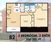 Trinity Park 2Bed 2Bath B2 Floorplan Trinity Park 2Bed 2Bath B2 Floorplan